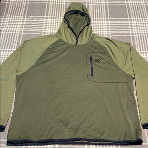 Men's Vortex Green Hooded Jacket